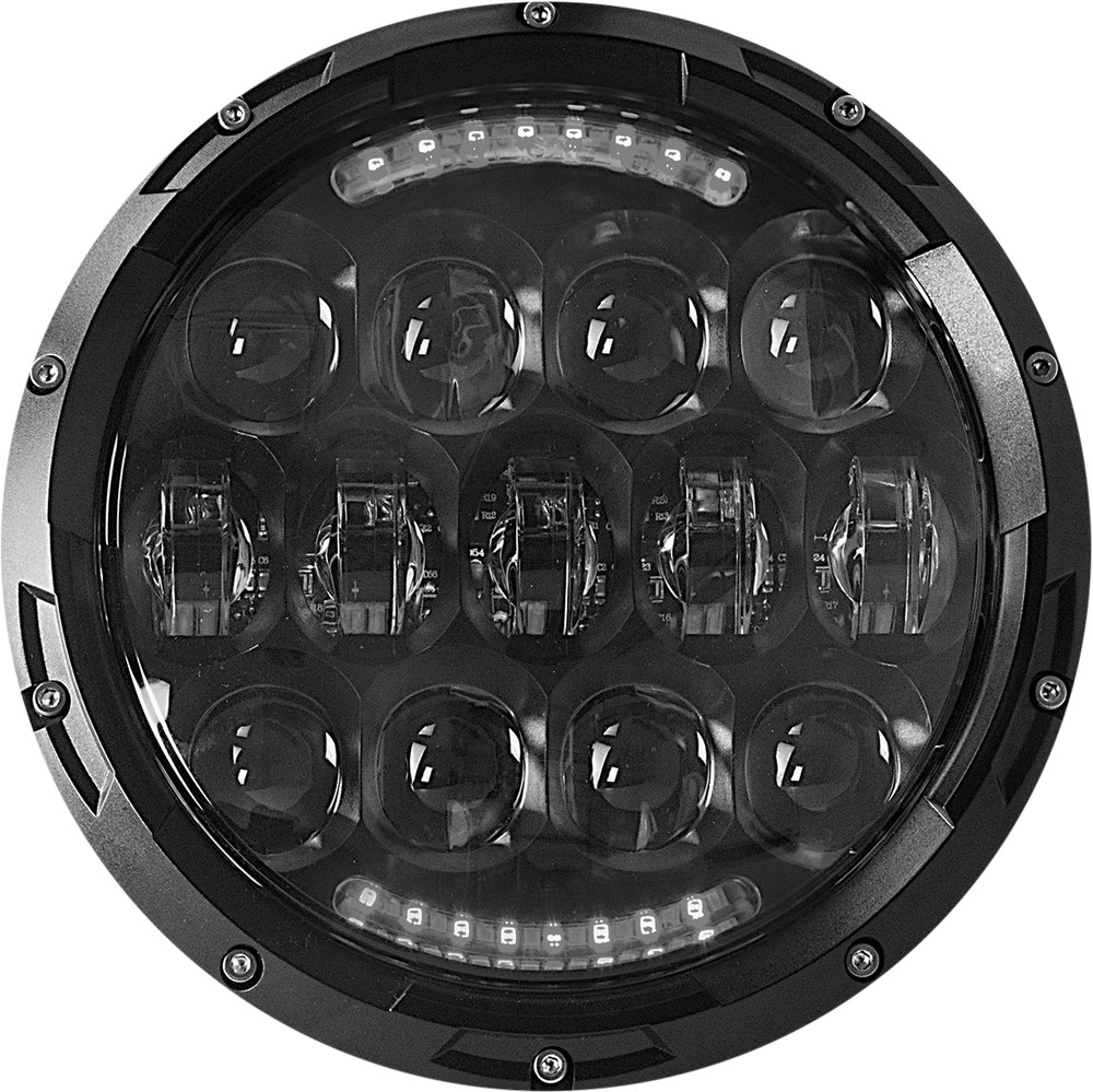 CYRON Headlight 7" Black ABIG7-A6K