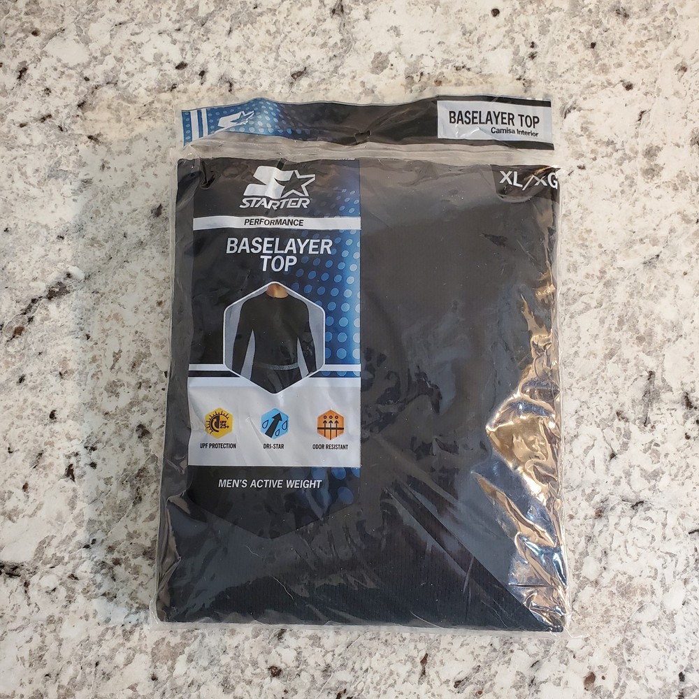 Starter Performance Mens Base Layer Top Size XL Camisa Interior