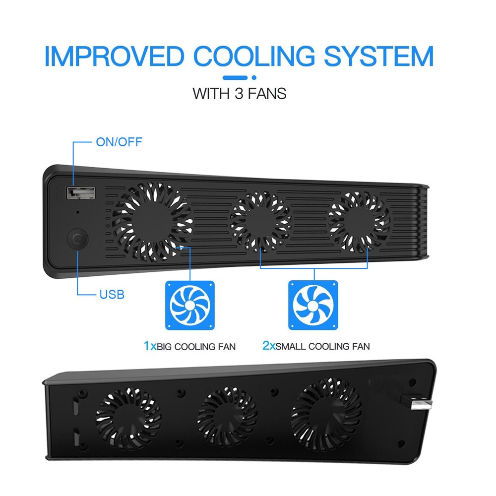 Powerful Yet Lightweight Design For PS5 PlayStation 5 Cooling Fan Compact