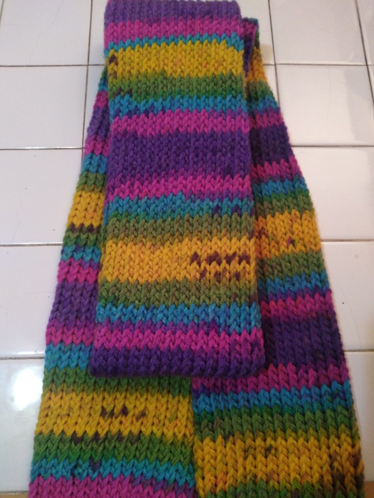 Handmade Knitted Scarf -Long