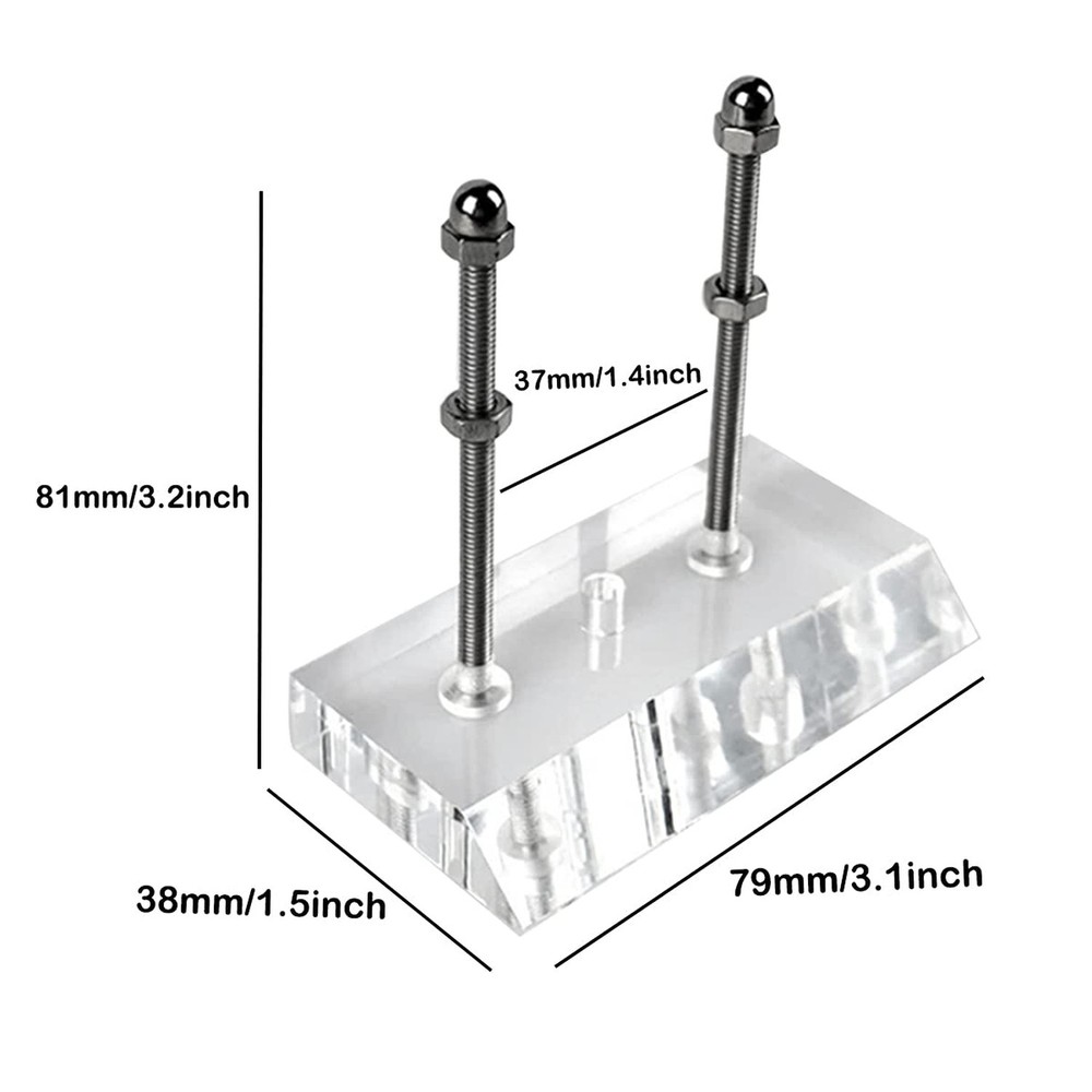 BUIYLV Skateboard Hanger 2 PCS Wall Mount Deck Rack for Skateboards Deck Disp...
