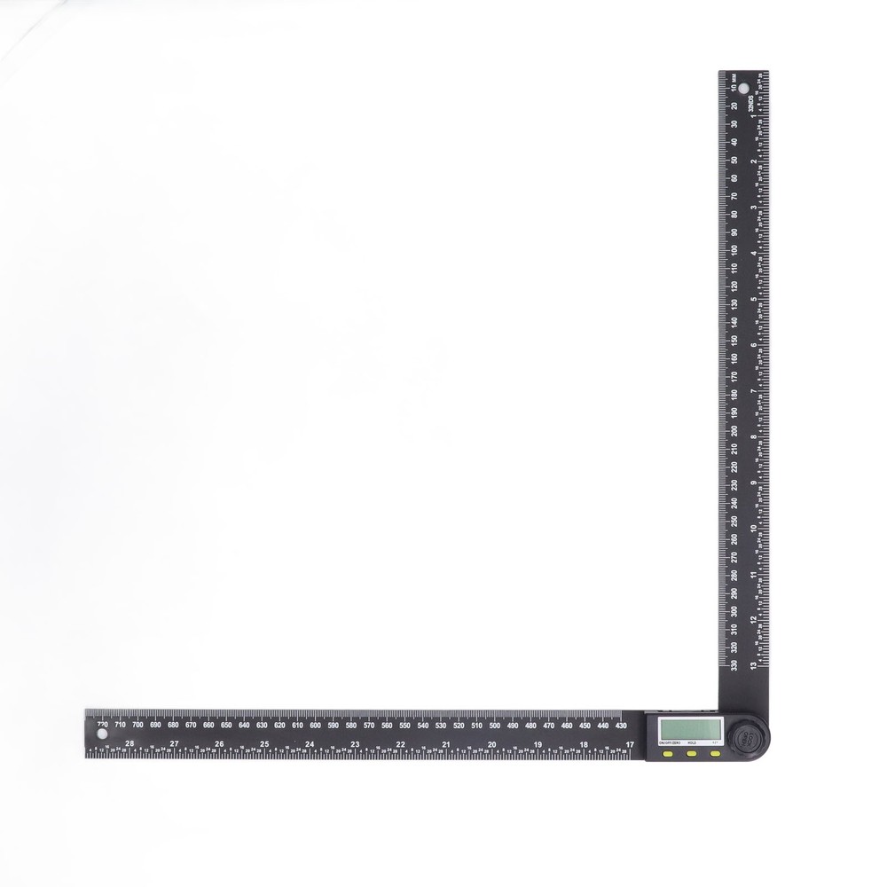 Electronic Angle Ruler LCD Digital Protractor Angle Finder 0‑300mm 0‑360 Degree