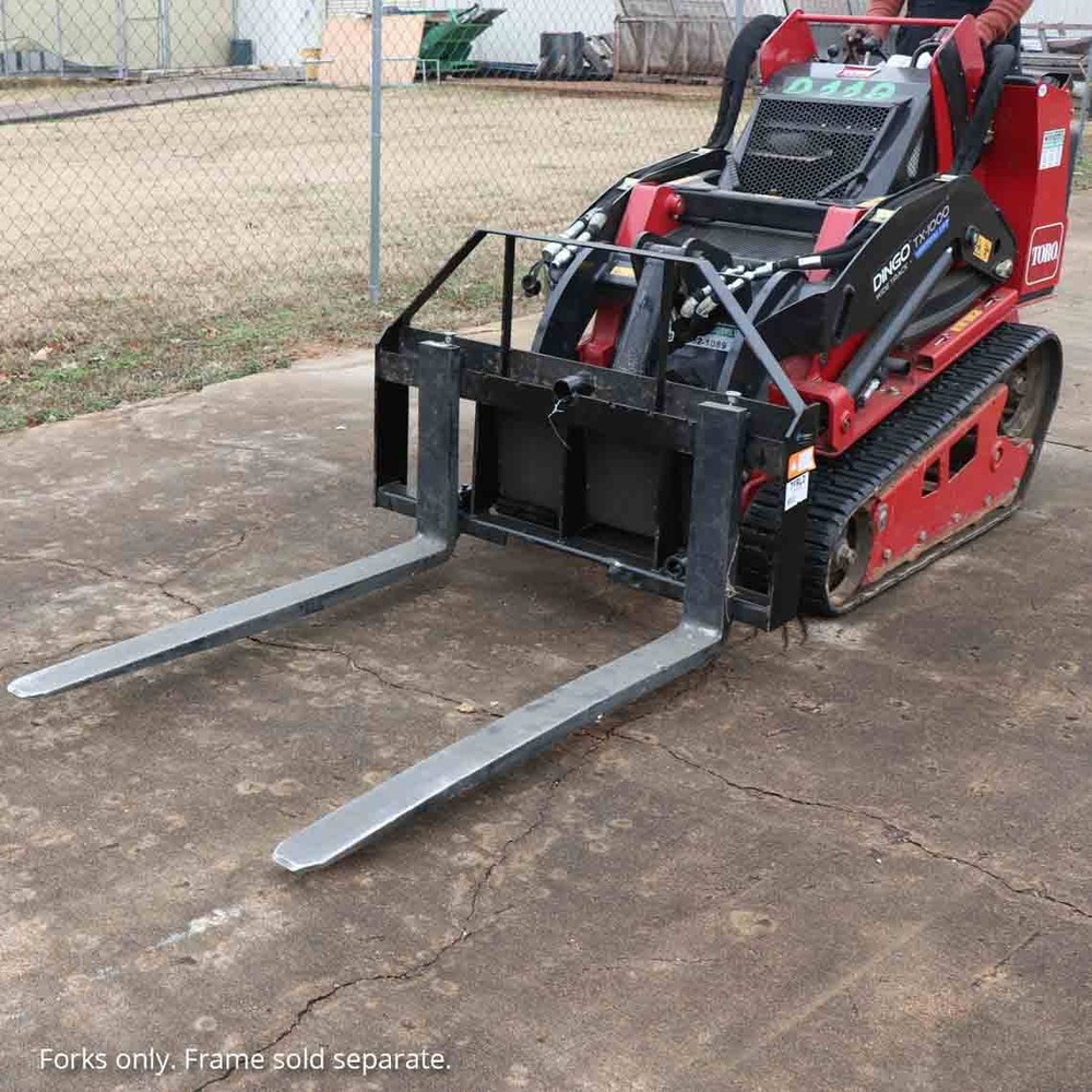 Titan Attachments 48" Pallet Fork Blades, 4,000 LB Load Capacity, Class II