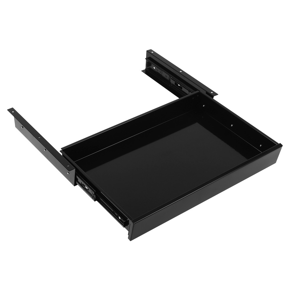 Under Desk Mounted Drawer Storage Organizer Sliding Pullout Drawer Standing Desk
