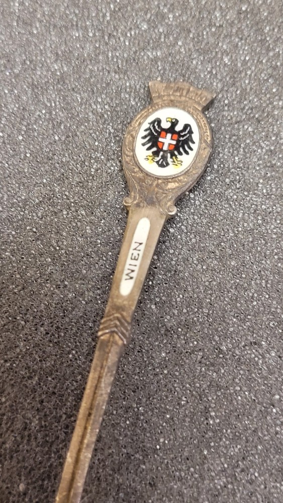 Vintage 800 Silver Wien Souvenir Spoon