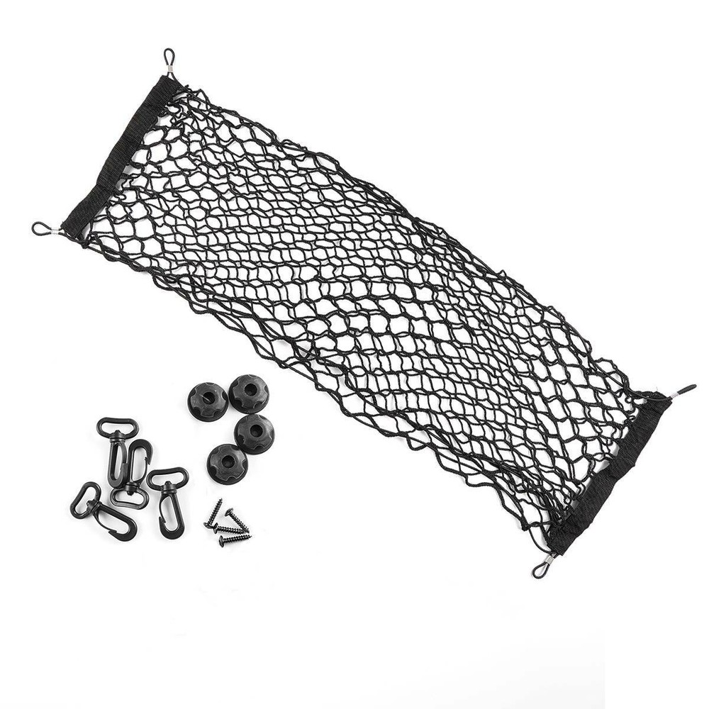 Envelope Style Rear Trunk Cargo Net Storage Organizer Bag Hook Universal For Car