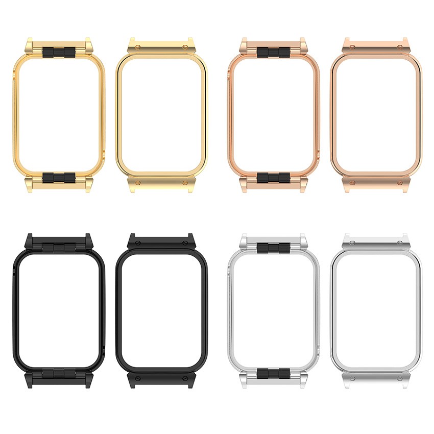 Metal Frame Raw Ear Case Watch Protect Case Accessories for Mi Band 9 Pro