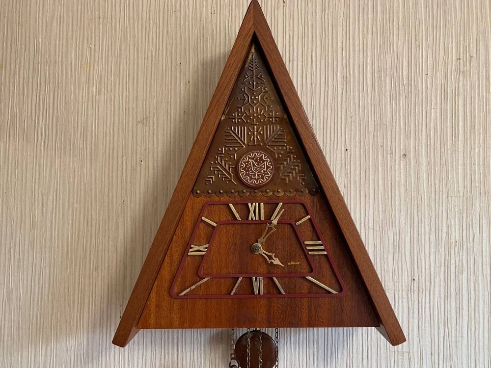 Soviet Vintage Cuckoo clock, USSR clock, Soviet working clock, Mechanical clock