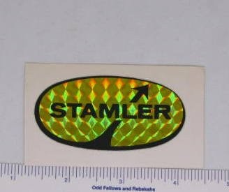 Stamler Coal Sticker Mining Equipment Reflective Vintage