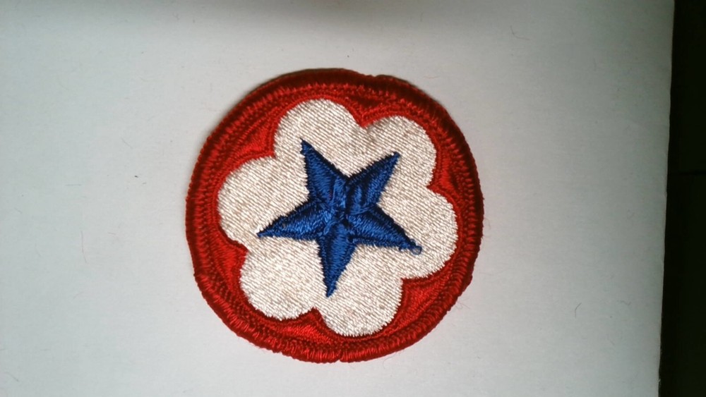 MILITARY PATCH SEW ON COLORED US ARMY SERVICE FORCES