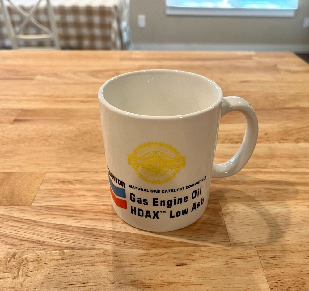 Chevron Gas Engine Oil Cofee Mug HDAX