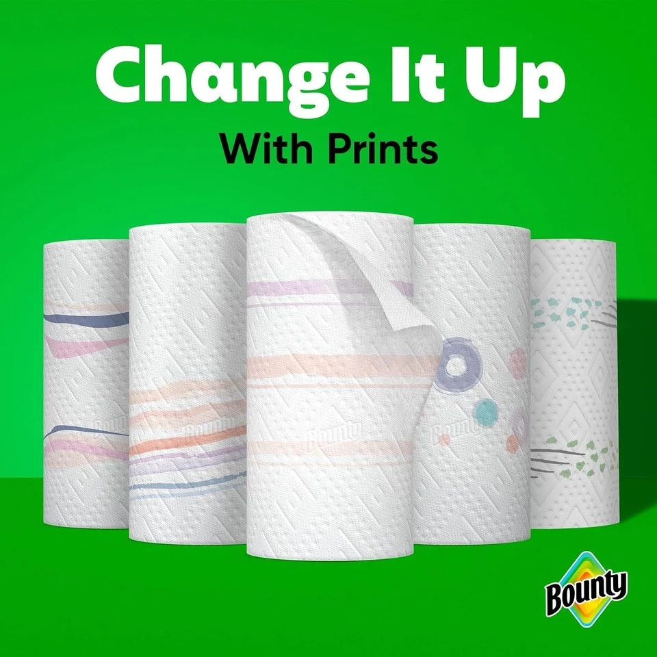 Bounty Select-A-Size Paper Towels, White,