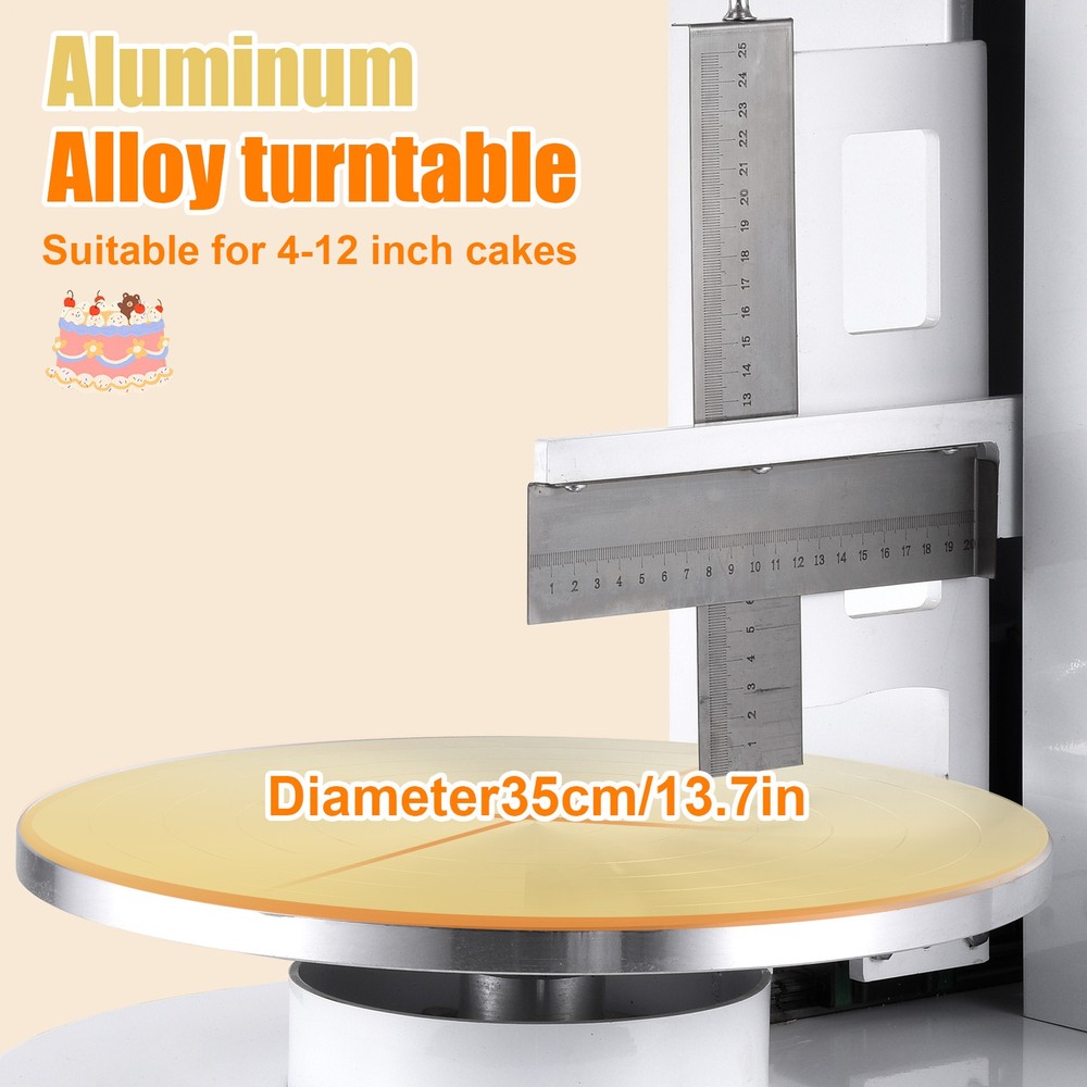 Automatic Cake Cream Spreading Coating Smearing Machine 110V Decorating Spreader