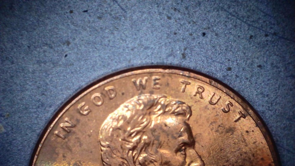 2009 Lincoln Bicentennial Cent Extra finger