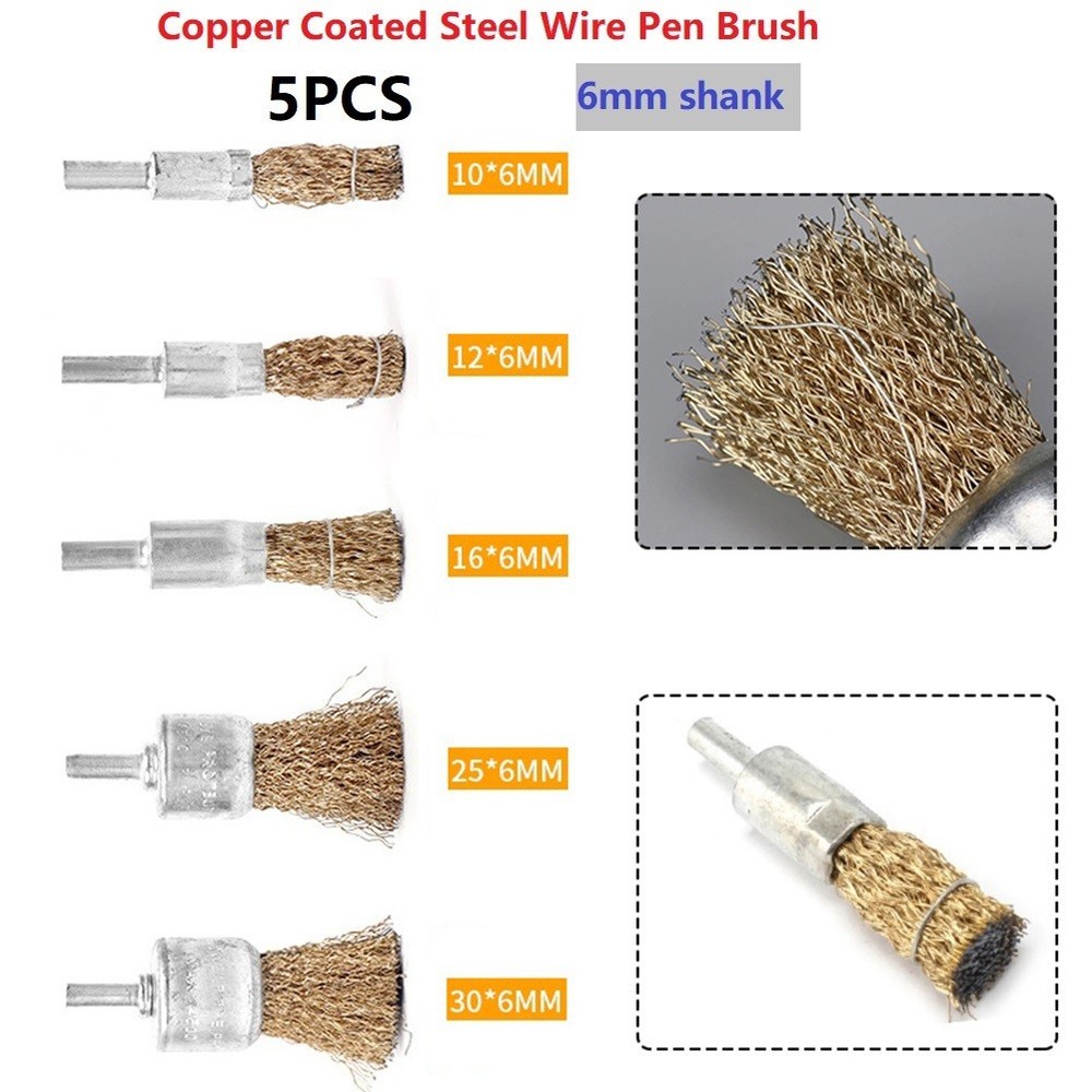 Wire Brushes Accessory Copper Plating For Drill Grinder Hand Tools Replacement