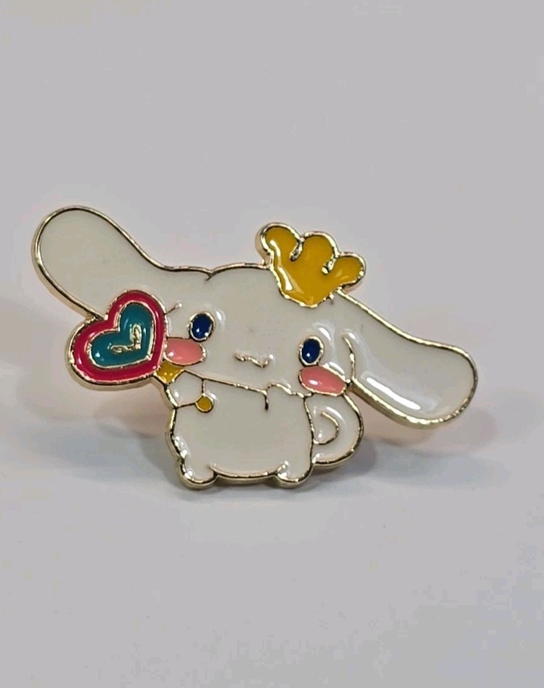 Elephant With Heart Lapel Pin