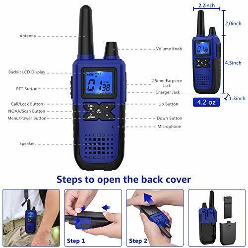 B 1Blue & 1Green & 1Orange & 1Silver with NOAA/USB Charger/USB...