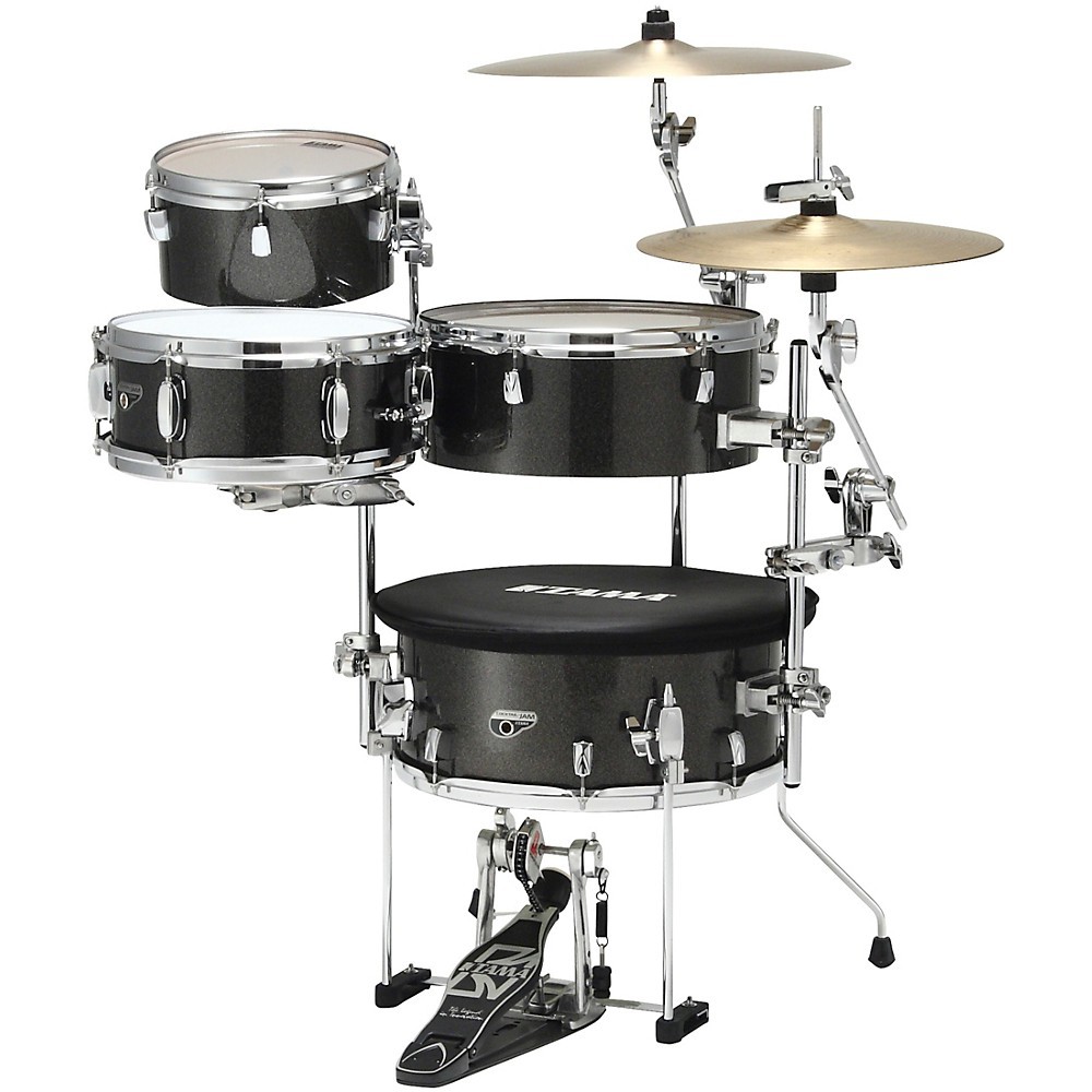 TAMA Cocktail-JAM 4-Piece Shell Pack with Hardware Midnight Gold Sparkle