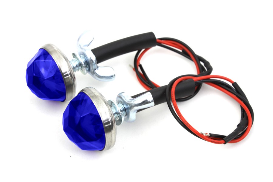 Blue LED Reflector Set for Harley-Davidson