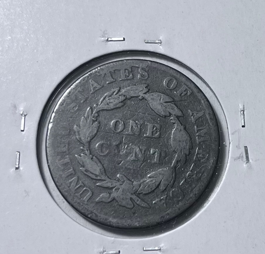 1831 coronet head large cent