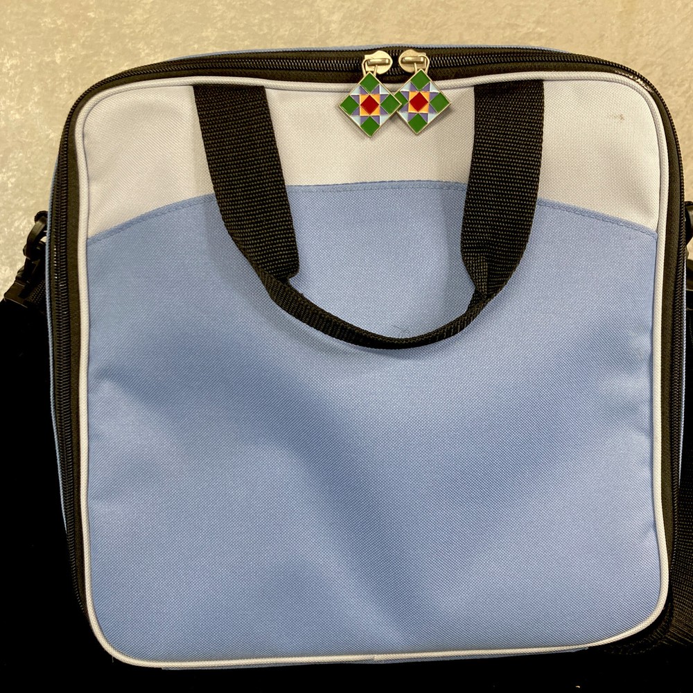 Canvas Compartmentalized Sewing Gaming Carrying Storage Case Inside Pockets