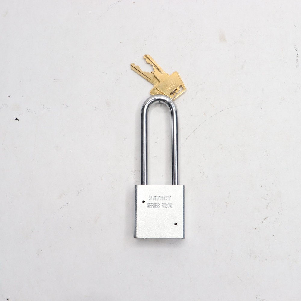 American Lock Rekeyable Padlock Solid Steel 3" Shackle 1-3/4"
