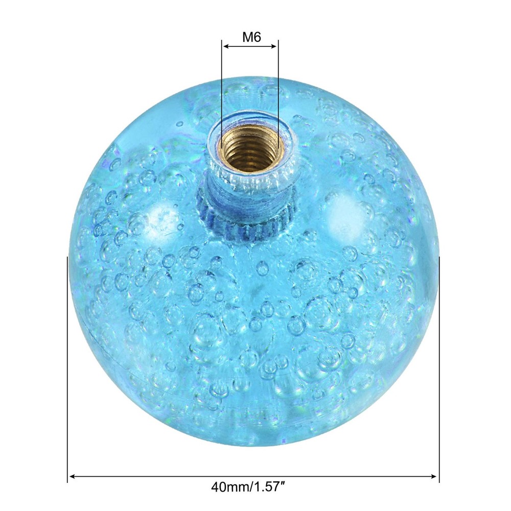 Top Handle Ball Head Joystick M6 Blue 2 Pack