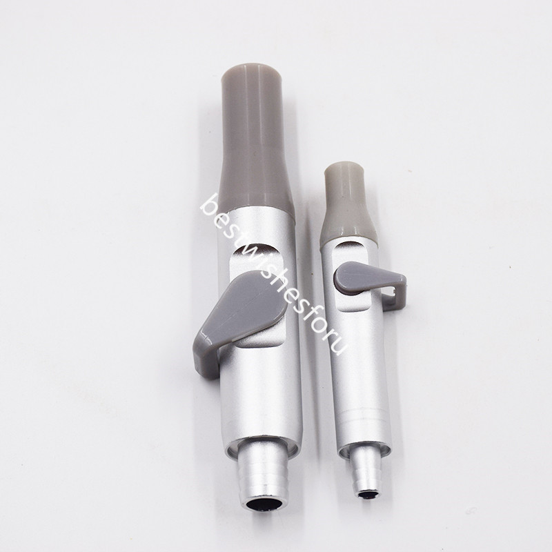 2 Pcs/Set Dental Saliva Ejector Suction Valve High Strong&Short Weak Tip Adaptor