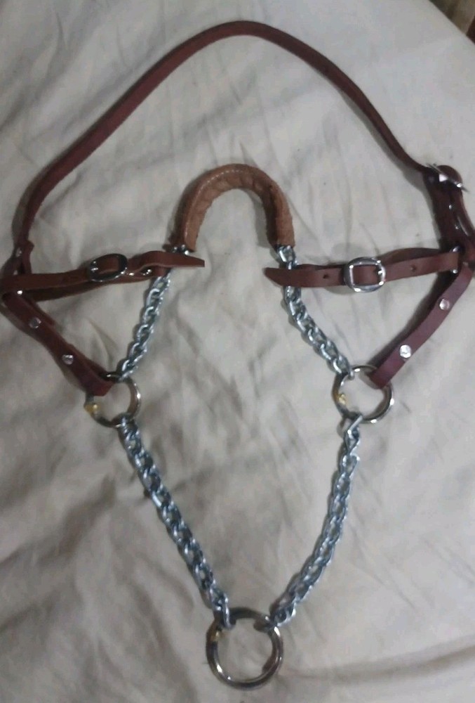 Natural Leather Halter