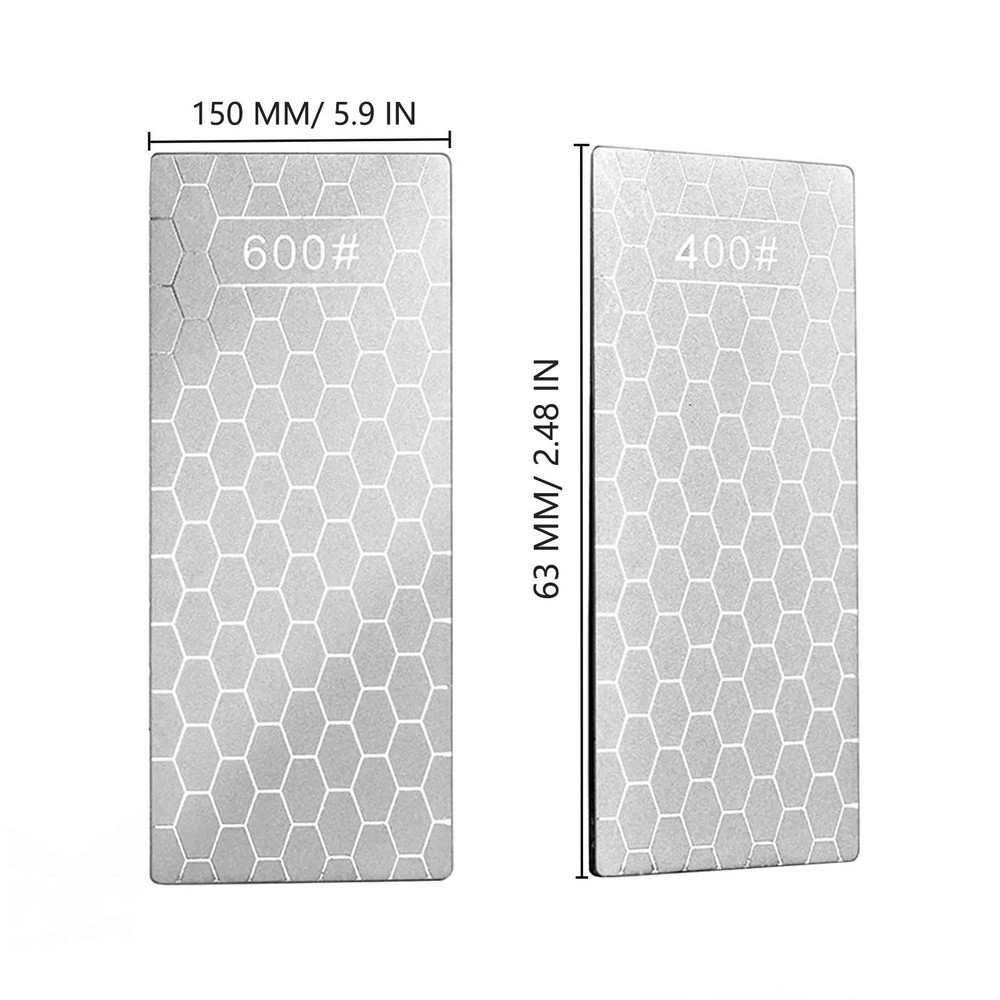 Diamond Sharpening Stone, 5 Pcs Knife Sharpening Stone for Kitchen Sharpening...