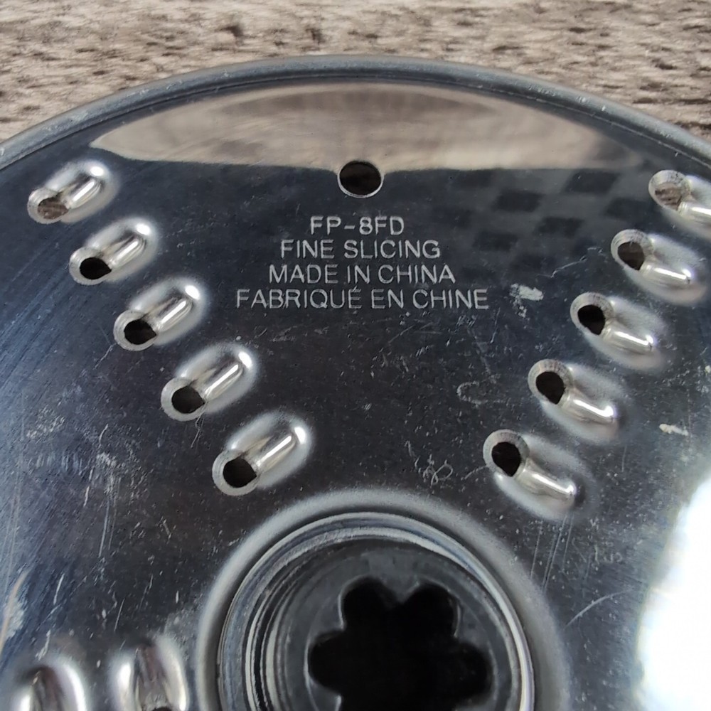 KitchenAid FP-8FD Food Processor FINE Slicing Shredding Disc Blade