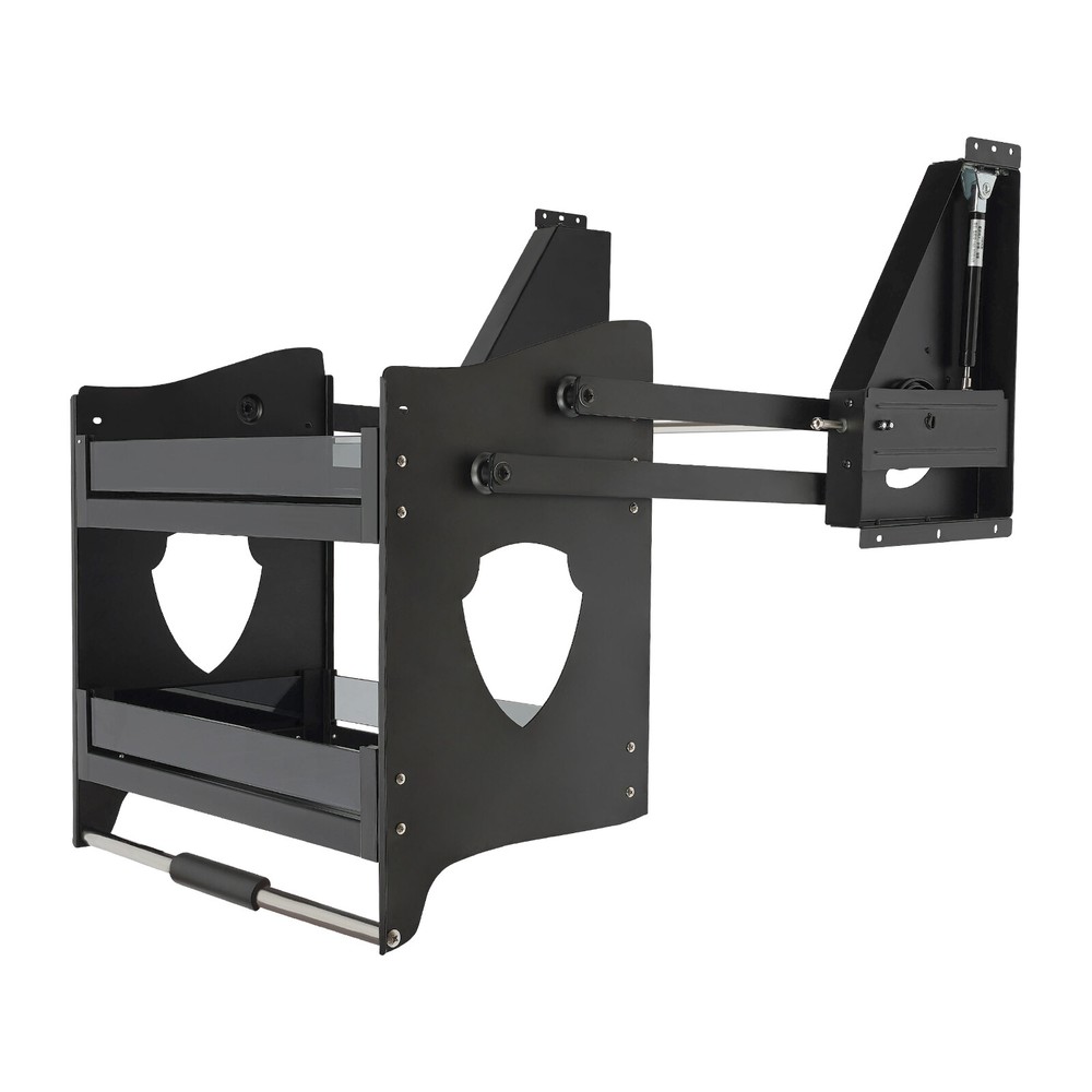 Pull Down Shelf Upper Kitchen Wall Cabinet Storage Organizer (24inch Cabinet)