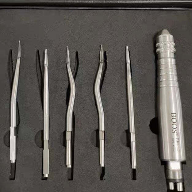 Easy Dental Crown & Bridge Remover Kit Air Powered Handpiece 4-Hole with 5 Tips