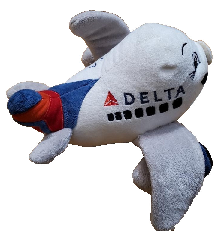 2 Daron Delta Planes/ 1 Air Force One Plush Airplane 9" Soft Stuffed Plush