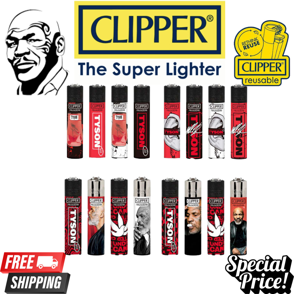 CLIPPER CP11 Tyson Limited Edition Reusable Lighters Carousel | 8ct