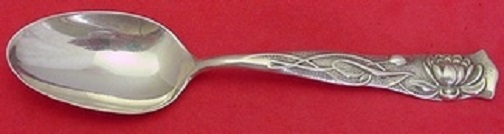 Flora by Shiebler Sterling Silver Teaspoon #9 5 5/8" Antique Flatware