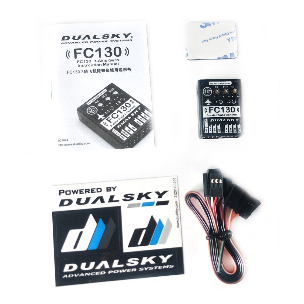 FC130 Mems 3-Axis Gyro Flight Control for RC Aircraft 3D Stability 3 Wing Types