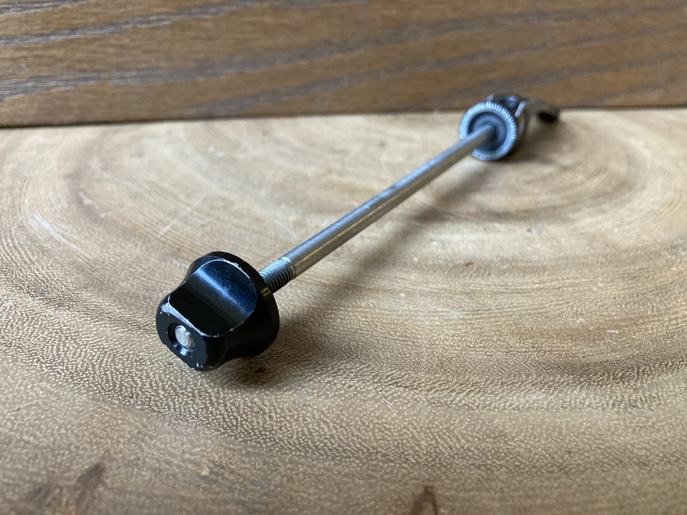 Vtg Black Anodized Control Tech Titanium Front Quick Release Skewer
