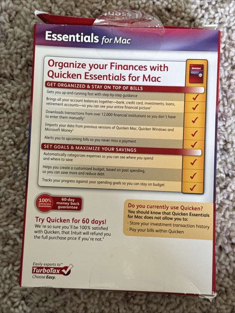 Quicken Essentials for Mac (2010 version)