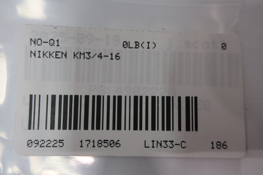 Nikken KM3/4-16 Collet Sleeve