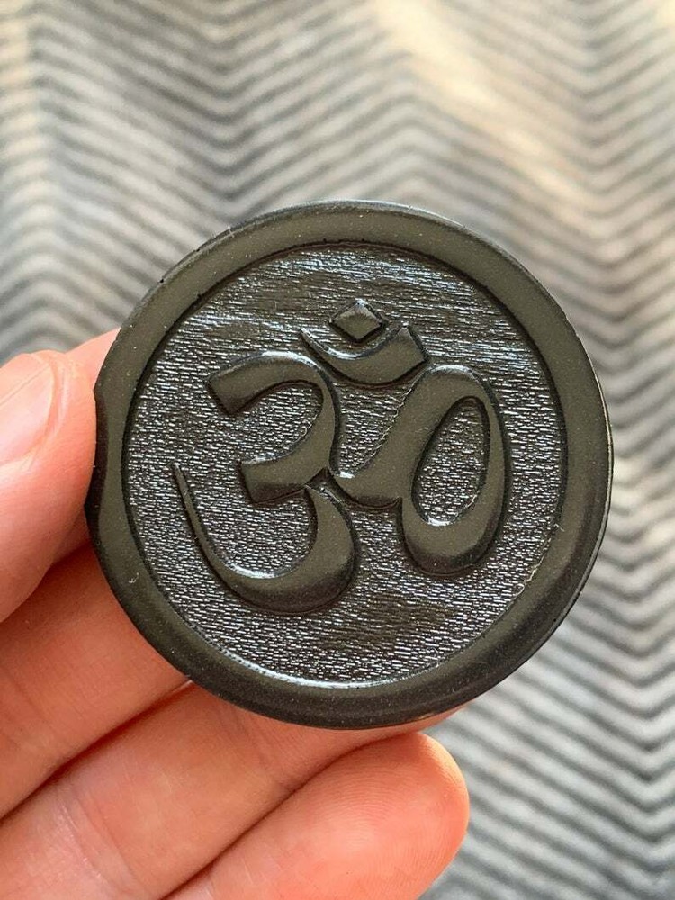 Orgonite® OM Mini Disc - Orgone Generator® - EMF Shield - Black Shungite