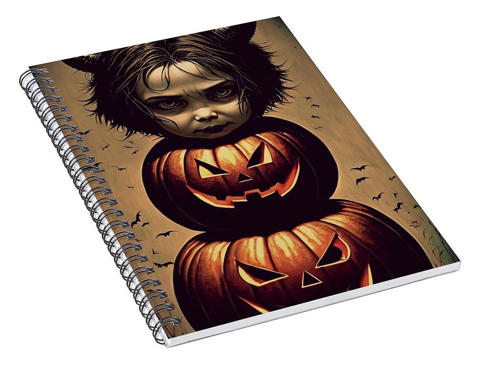 Pumpkin Spice Spiral Notebook Blank Notebook Lined Journal 8 X 6 Notebook