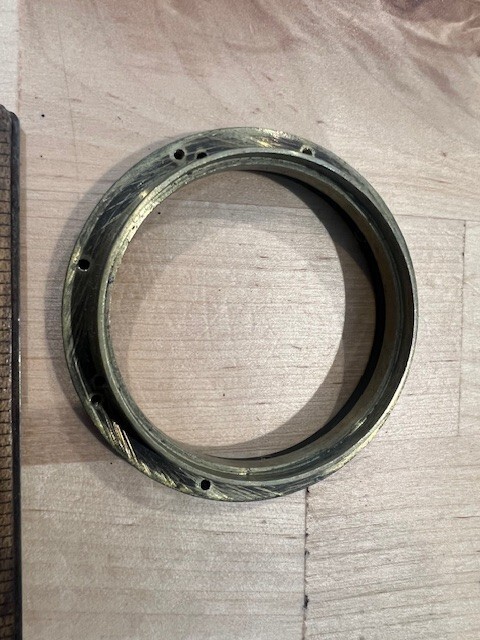 Vintage Brass Retaining Ring/Flange / Camera