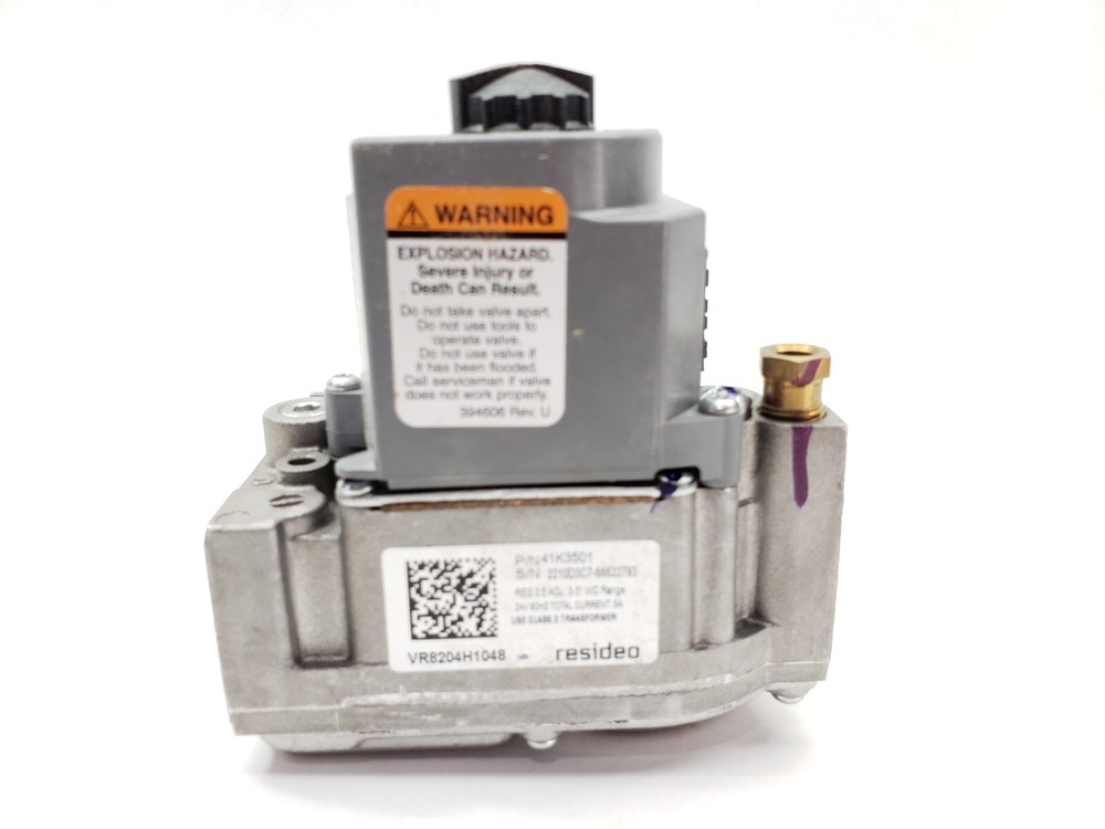 Honeywell 41K3501 Gas Valve, 1/2"