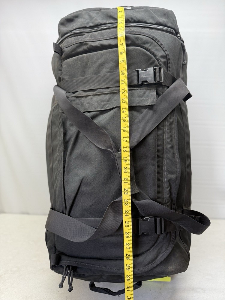 USMC THIN AIR GEAR Rolling Deployment Bag Black Duffle Huge