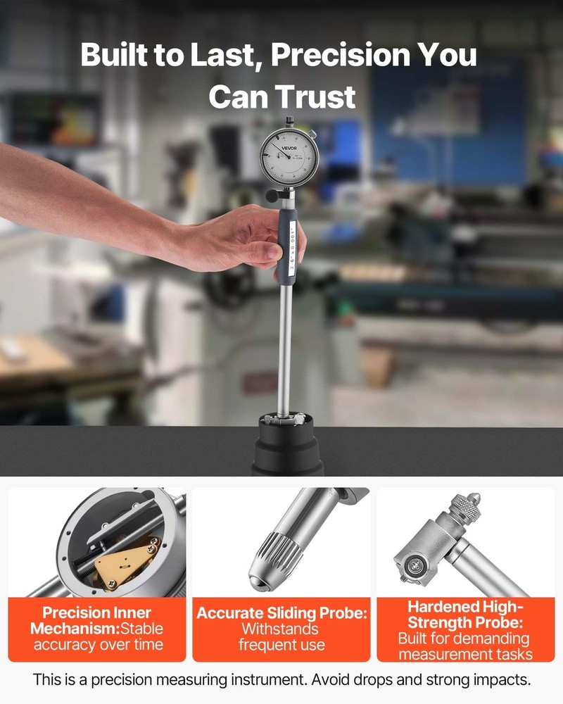 VEVOR Dial Test Indicator and Bore Gauge Measuring Tool Set, Indicator...