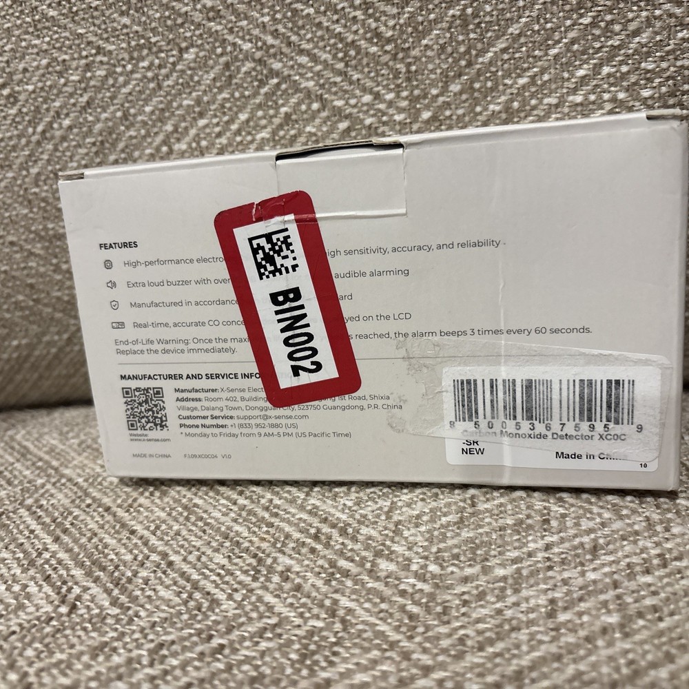 X-Sense Carbon Monoxide Alarm (Type B) XC0C-SR