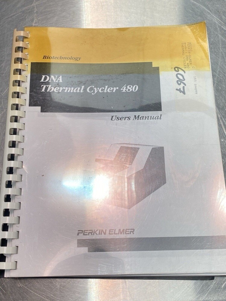 Perkin Elmer PE DNA Thermal Cycler 480 - Users Manual / Instructions Guide