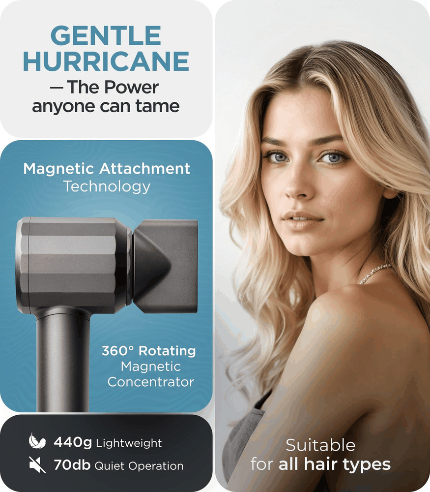 Hair Dryer (Gray)