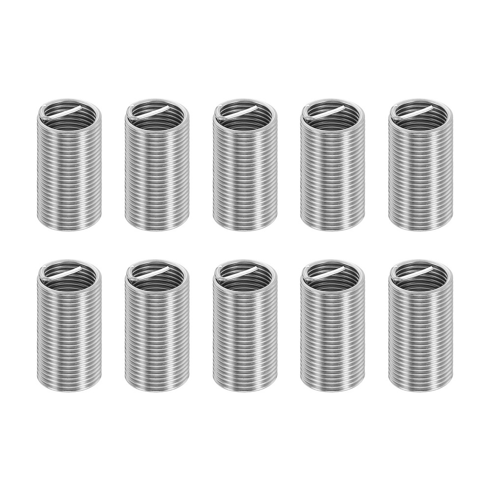 10pcs Wire Thread Inserts 3/8-24 UNF 3D 28.5mm Helical Threaded Sleeve